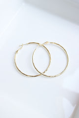 Plain Gold Hoops