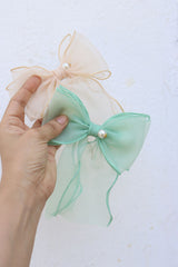 Short Organza Barette