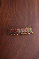 Paisley Ruby-Green Buckle HairClip