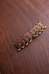 Paisley Ruby-Green Buckle HairClip