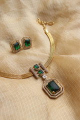 Elegant Emerald Stones Set