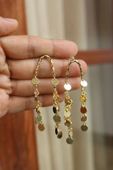 Gold Coin Danglers