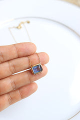 Blue Pendant short chain