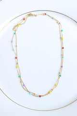 Dainty Colorful Layer Chain