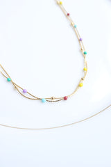 Dainty Colorful Layer Chain