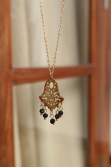 Hamsa Pendant Filigree Chain