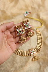 Antique Kundan Flower Set