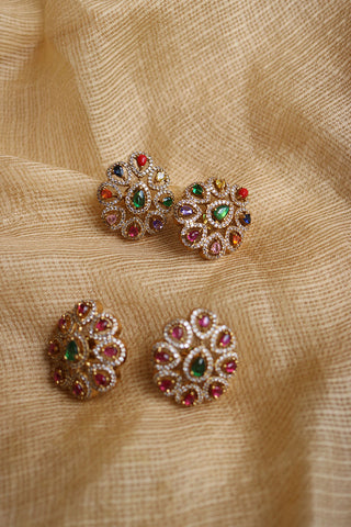 AD Tilak Stone Studs