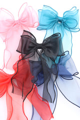 Organza Bow Barette