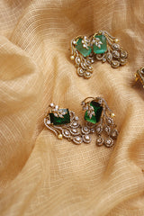 Victorian Leaf Droplet Studs