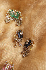 Victorian Leaf Droplet Studs