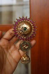 Chakra Peacock Hair Jada Pin