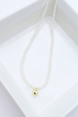 Pearl Heart Chain