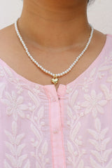 Pearl Heart Chain