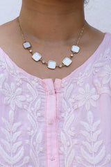 White Marbles Necklace