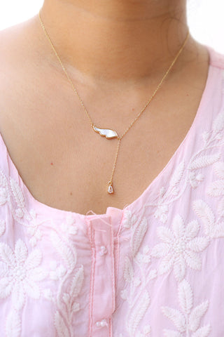 Wing Drop dainty Chain