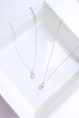 Dainty Flower Stone Chain