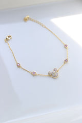 Mickey Pink Heart Bracelet