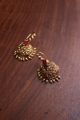 Little Lotus Hook Jhumkas