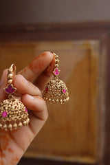 Little Lotus Hook Jhumkas