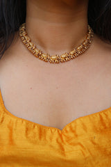 Ruby Haathi Close Neck Set