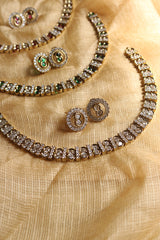 Victorian Circles Bar Necklace Set