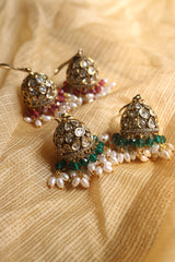 Victorian Hook Jhumkas