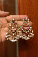 Jadau Pearls Chaandbali