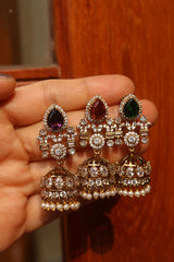 Small Victorian Tilak Jhumka