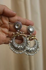 GS Kundan Two Tone Chaandbalis