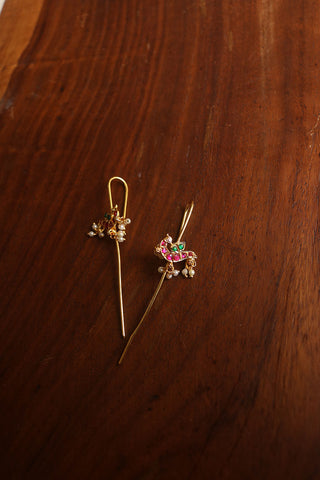 Bird Stick Earrings