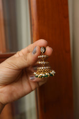 Antique Tilak beads Hasli Drops Set