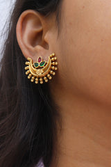 Gold Moon Studs