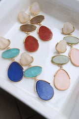 Color Pop Long Statement Earrings