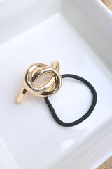 Gold Knot Hair Tie