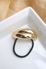 Gold Twist Hair Tie