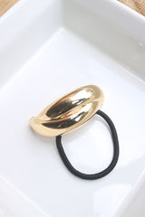 Gold Twist Hair Tie