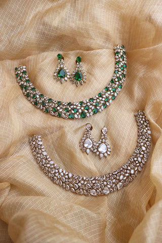 AD Sparkle stones Necklace set