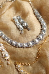 AD Pearls Circles Necklace