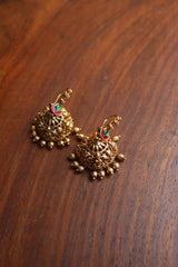 Little Lotus Lakshmi Hook Jhumkas