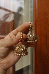 Little Lotus Lakshmi Hook Jhumkas