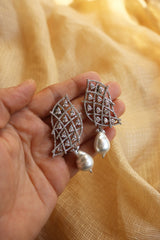 AD Jali Drop Earrings