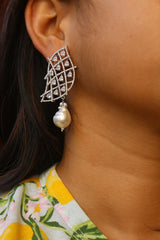 AD Jali Drop Earrings