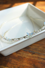 Delicate Butterfly Pearls Hairband