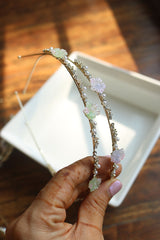 Delicate Stone Flower Hairband