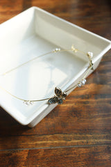 Delicate Marble Butterfly Hairband