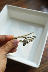 Marble Butterfly Alligator Clip