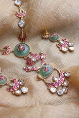 Kundan Chaand Pendant Set