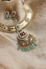 Lotus Gold Motifs Jodha Set