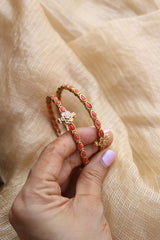 Set of 2 Coral Bangles